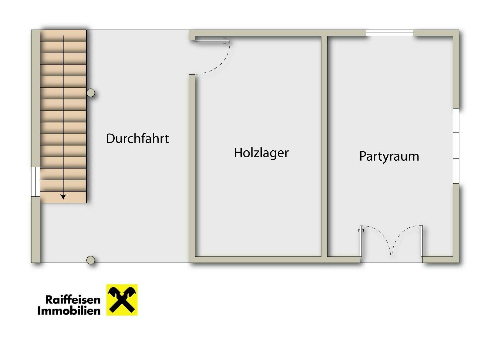 Grundriss Untergeschoss Nebengebäude