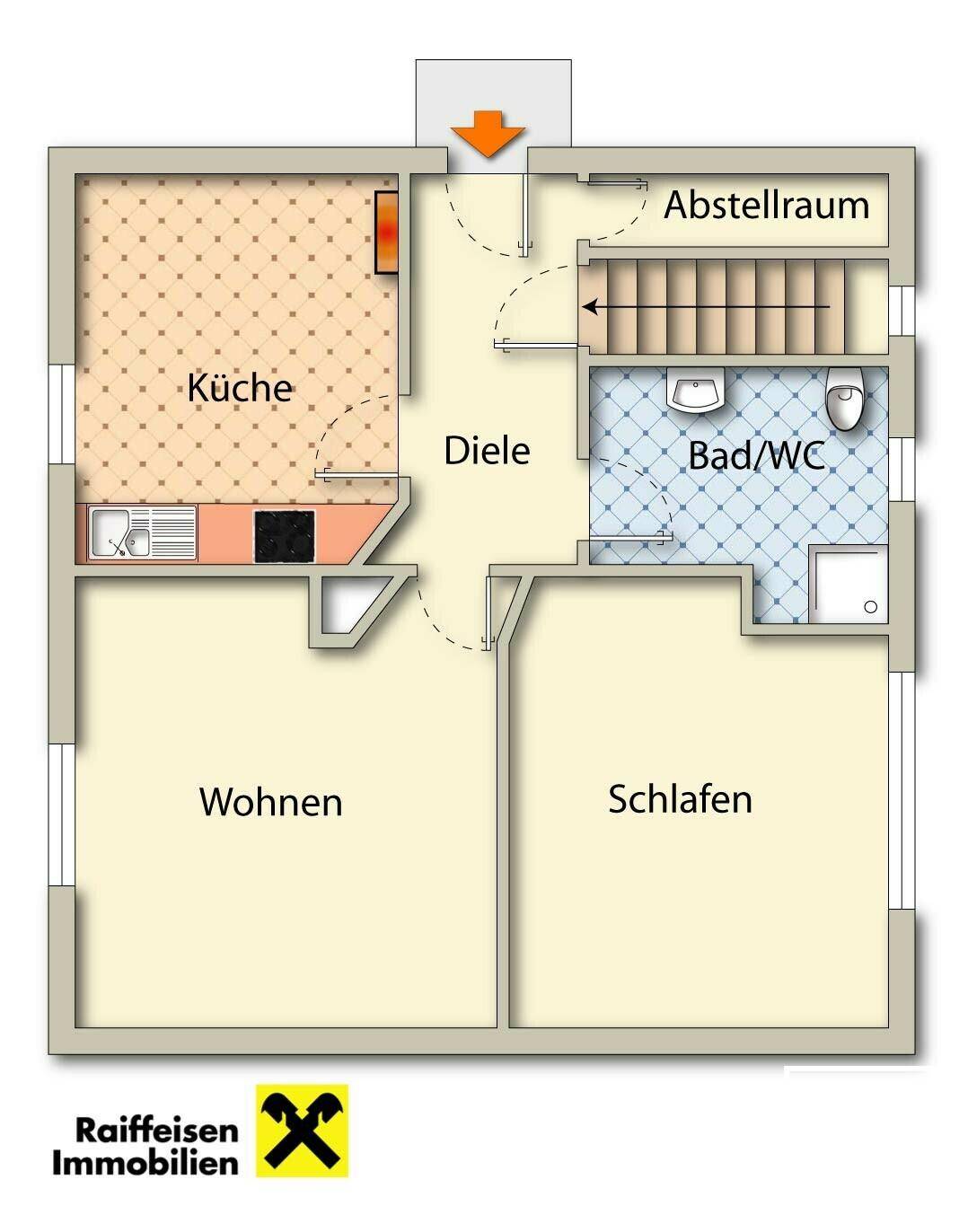 Grundriss Wohnung 2 OG