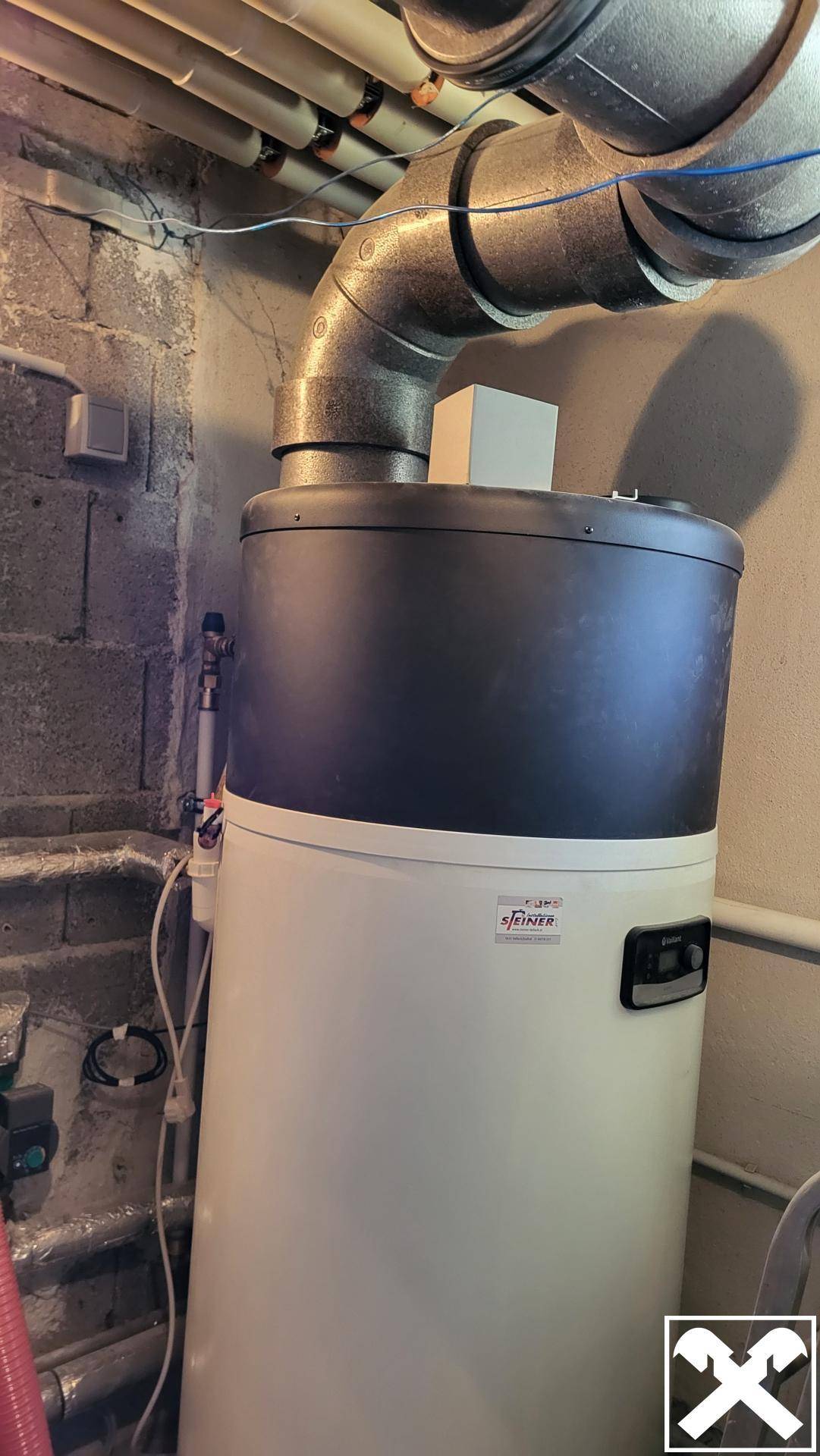 Luftwärmepumpe für Warmwasserbereitung