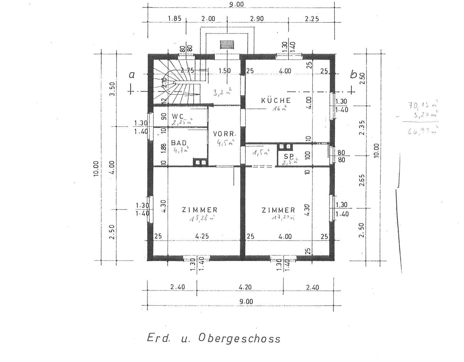EG und OG Grundriss
