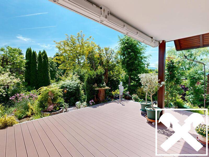 Überdachte Terrasse