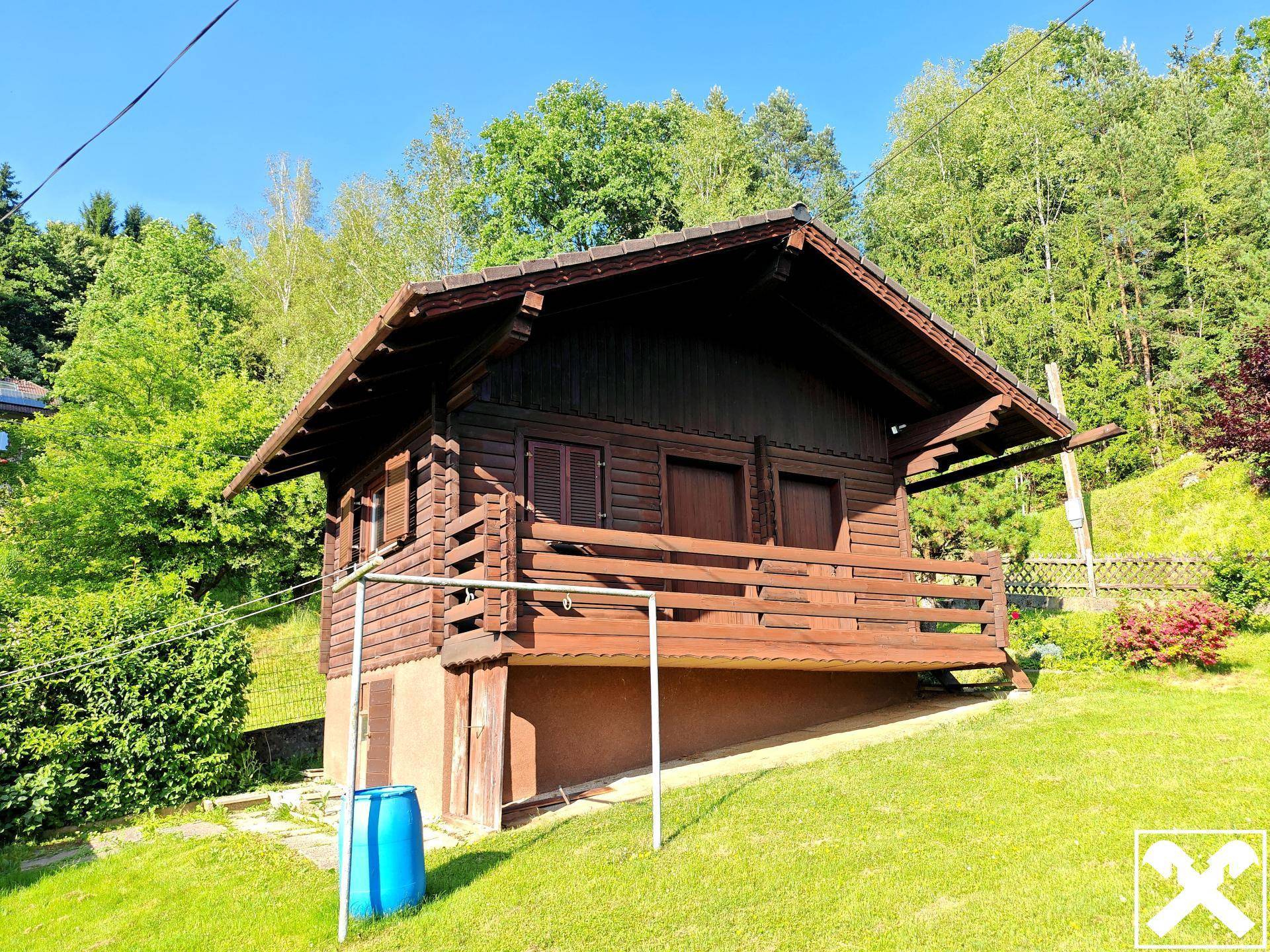 Außenansicht Gartenhaus