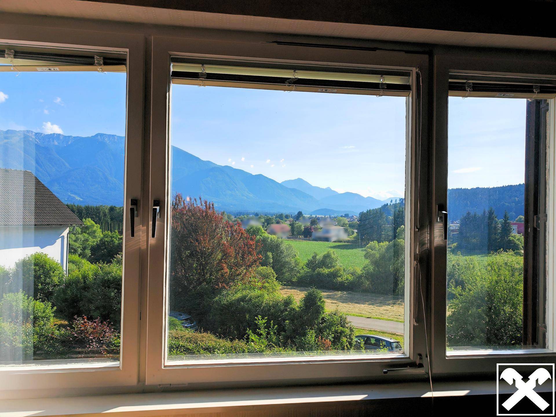 Aussicht Wohnzimmer (EG)