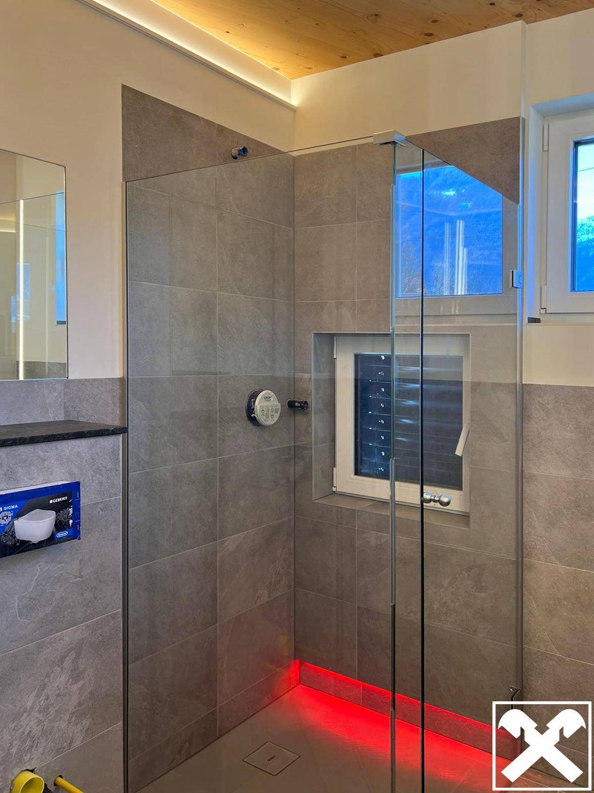 Dusche, Badezimmer, Wohnung 2