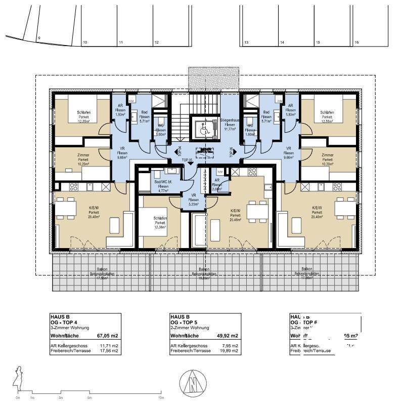 OG Übersicht Haus B