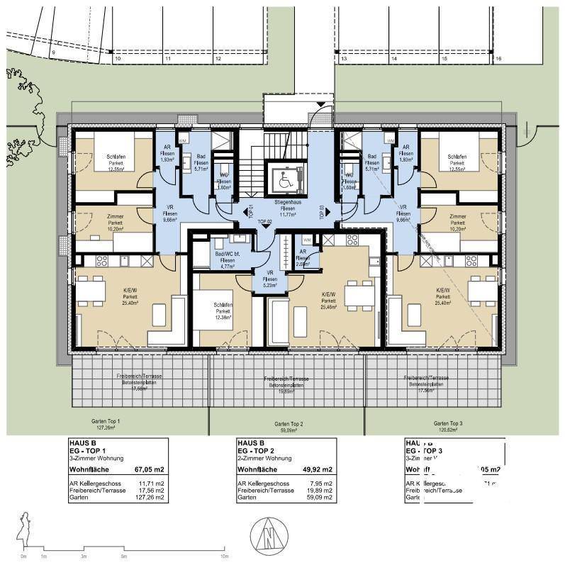 EG Übersicht Haus B