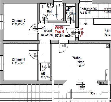 Grundriss Wohnung