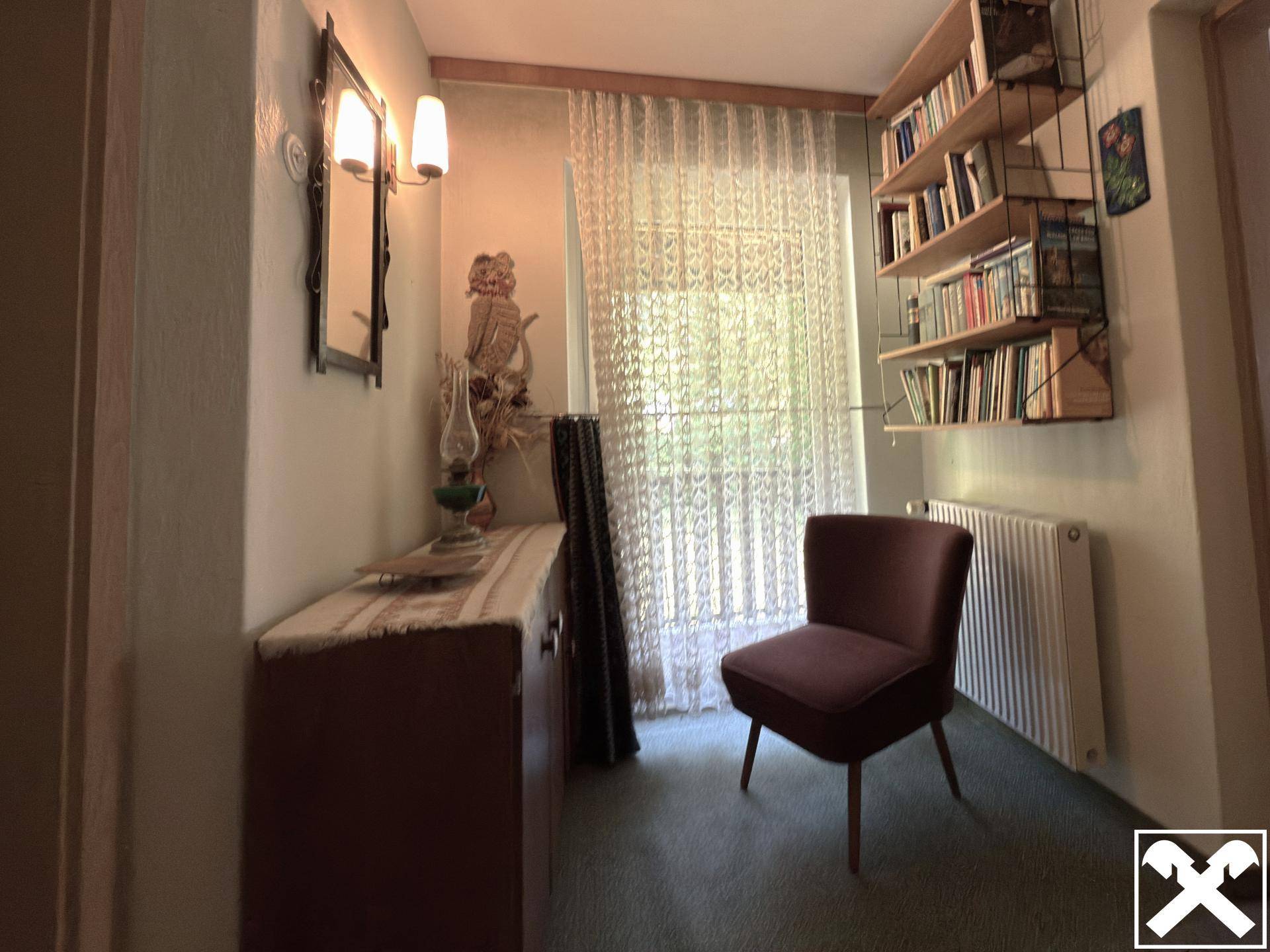 Zugang zum Balkon im OG