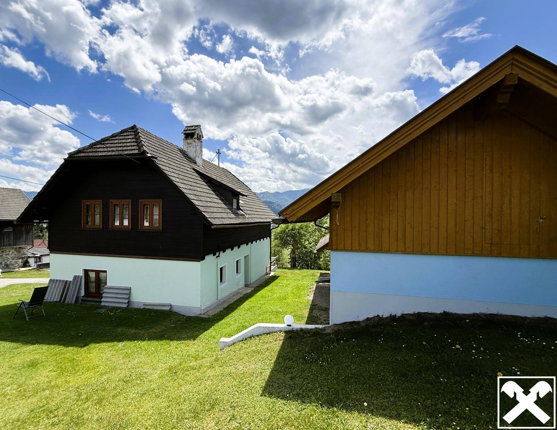 Bauernhäusl und Stall in herrlicher Aussichtslage - Mehr