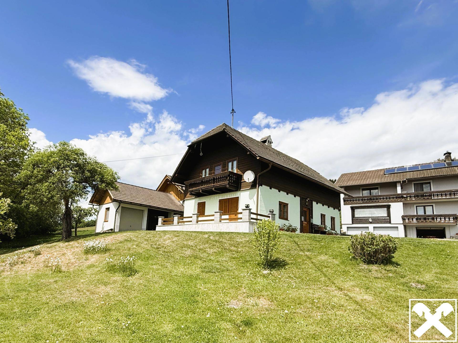 Bauernhäusl und Stall in herrlicher Aussichtslage - Ansicht 4