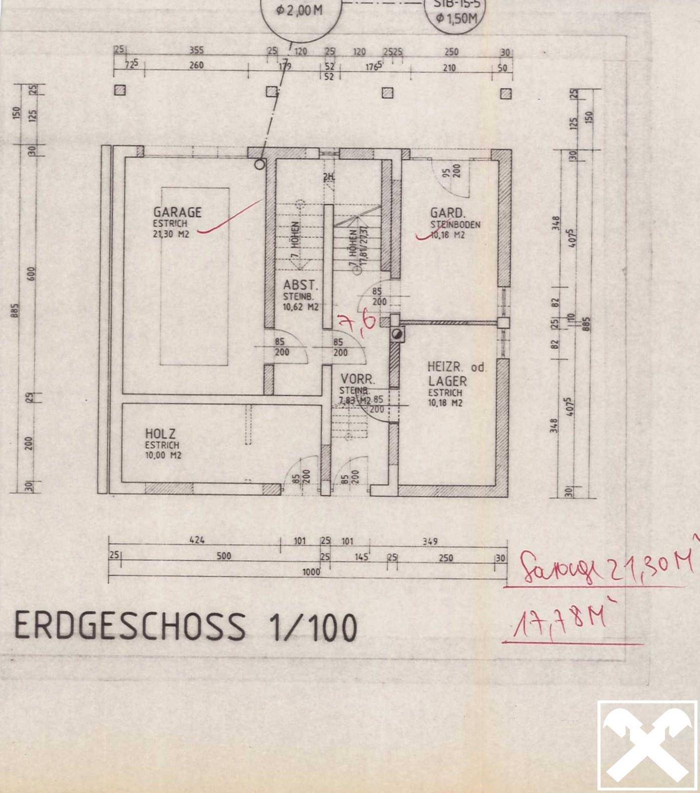 Erdgeschoss Grundriss