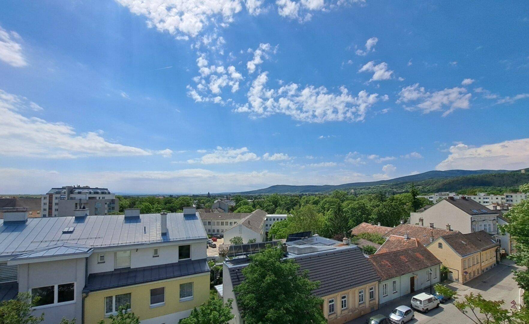 Blick aus Wohnzimmer