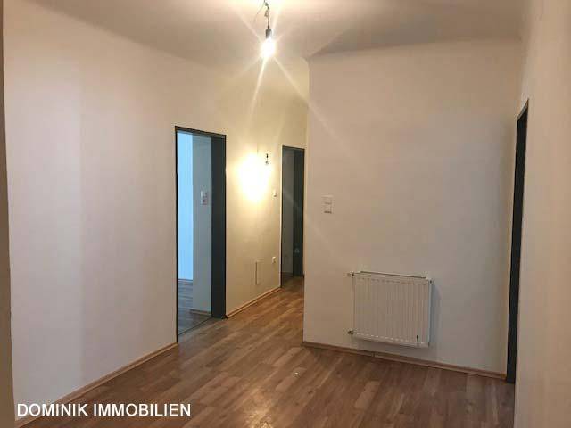 Geräumiger Flur mit Heizkörper und Türen zu den angrenzenden Wohnbereichen der Wohnung.