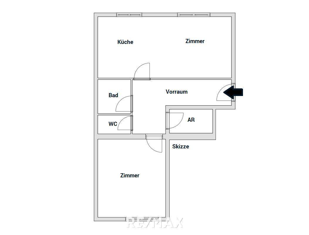 Skizze_Grundriss_Wohnung 1170 Wien