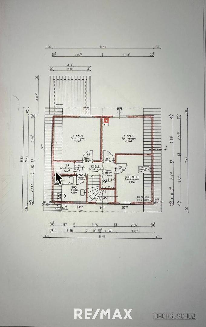 Plan Dachgeschoß