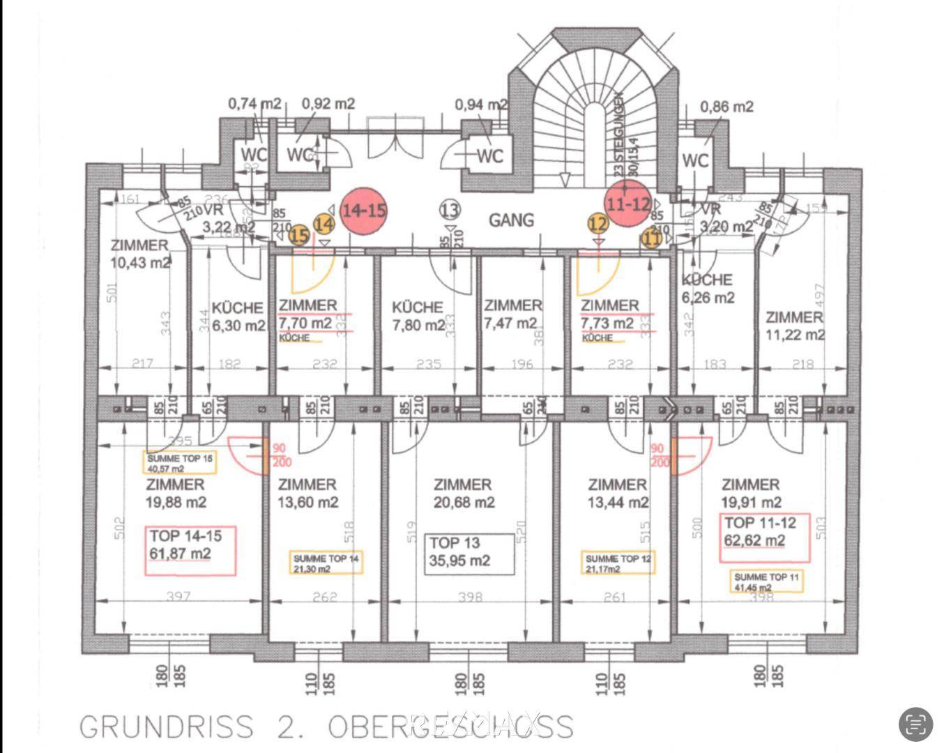 Grundriss 2. Obergeschoss