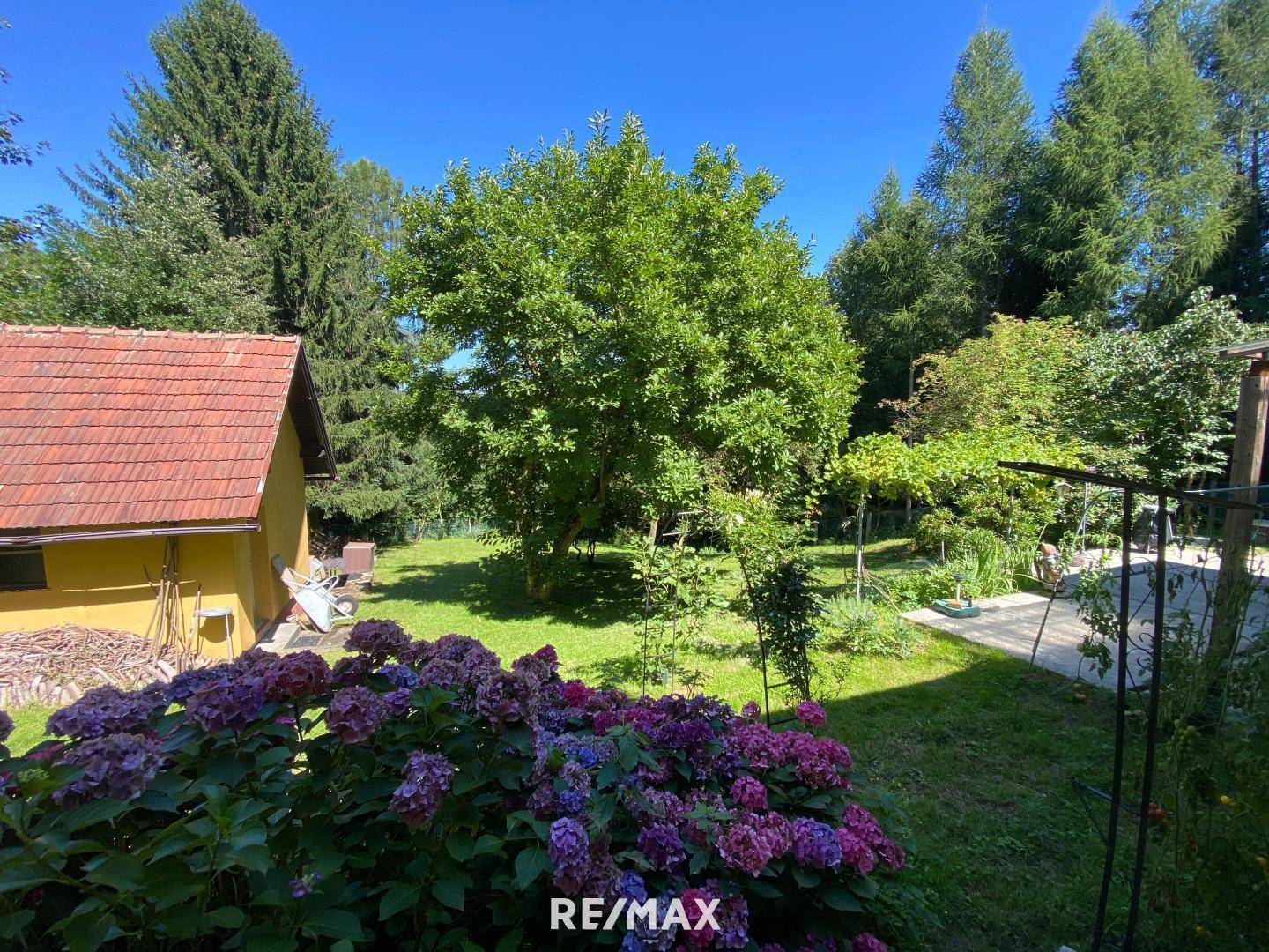 Ausblick in den Garten