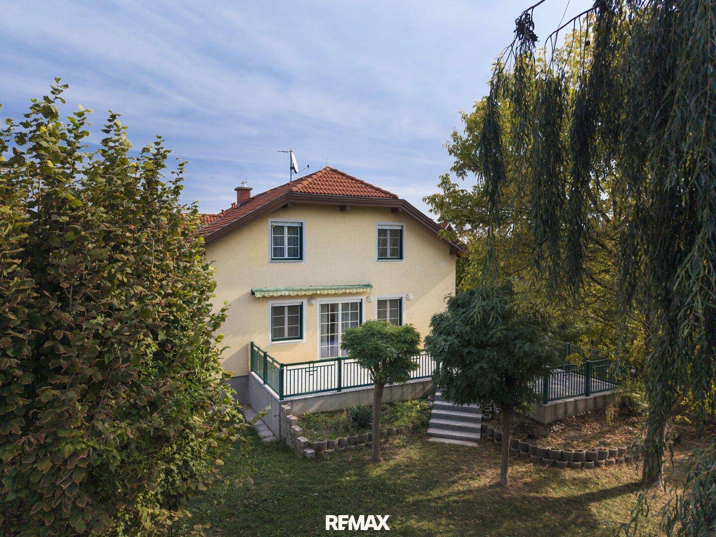Gartenansicht Einfamilienhaus