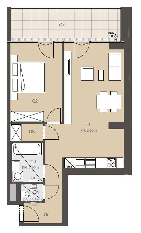 Plan, 1090, Nordbergs 7_2_Turm_TOP 2