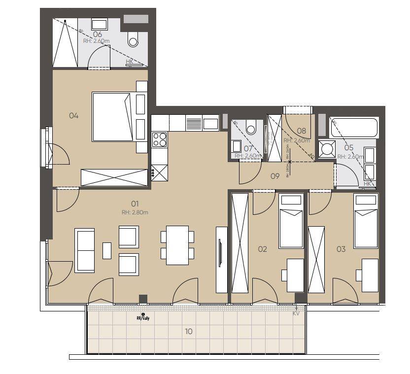 Plan, 1090, Nordbergs 7_2_Turm_TOP 22