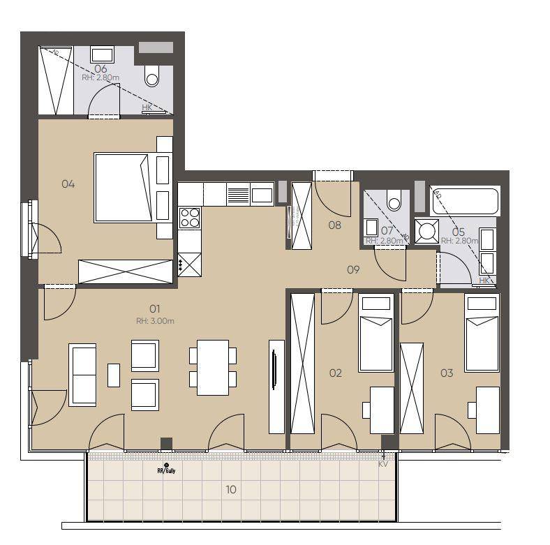 Plan, 1090, Nordbergs 7_2_Turm_TOP 26