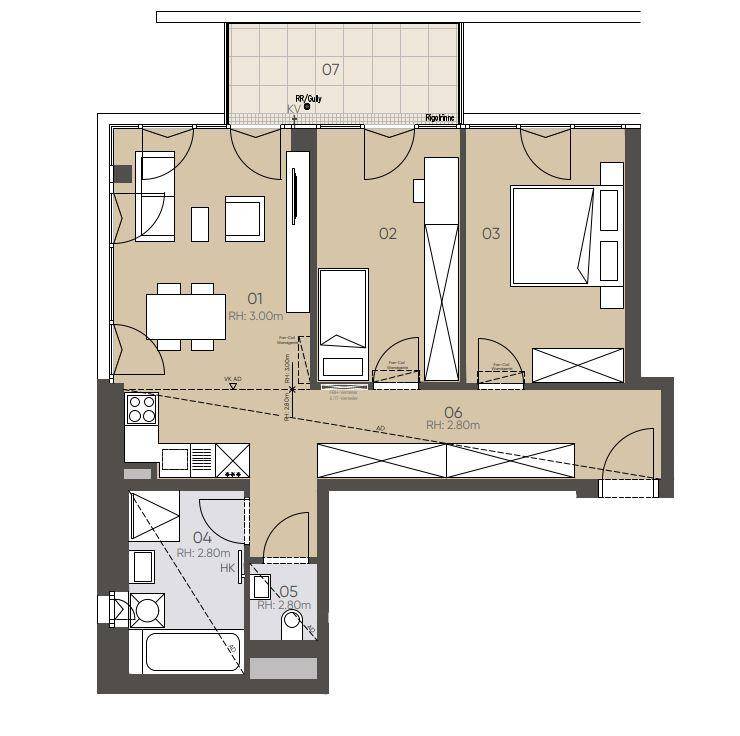 Plan, 1090, Nordbergs 7_2_Turm_TOP 31