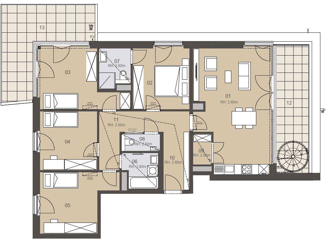 Plan, 1090, Nordbergs 9_1_Riegel_TOP 61