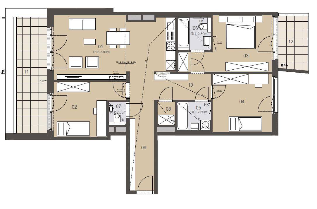 Plan, 1090, Nordbergs 9_1_Riegel_TOP 64