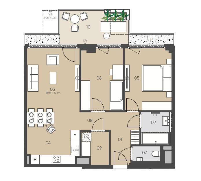 Plan_1090, Nordbergs 13_TOP 104