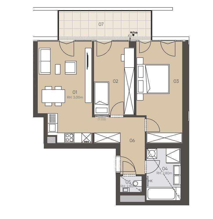 Plan, 1090, Nordbergs 7_2_Turm_TOP 28