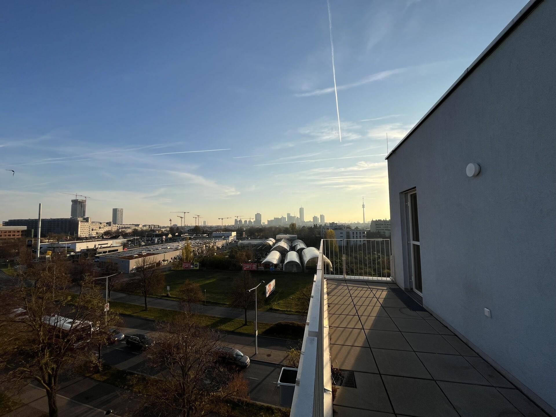 Ausblick Balkon