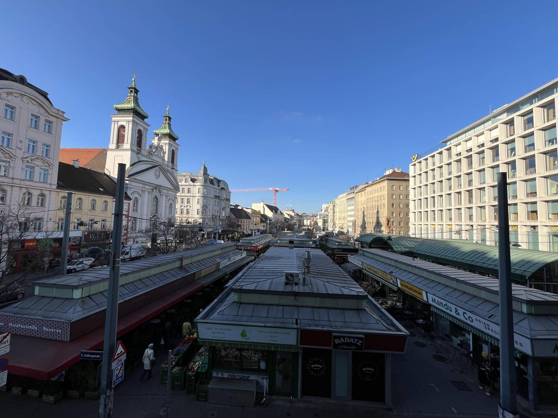 Ausblick Rochusmarkt