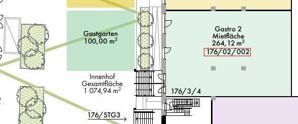 Grundriss Gastronomie