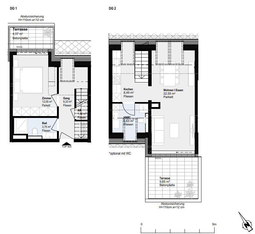 Grundriss_Maisonette_Top 405