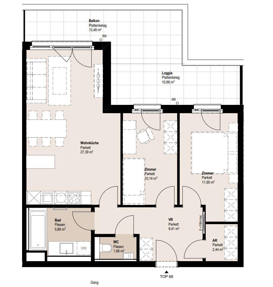 Plan_1020, Lassalles 7_TOP 88