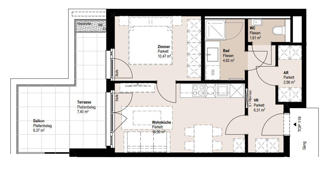 Plan_1020, Lassalles 7_TOP 119