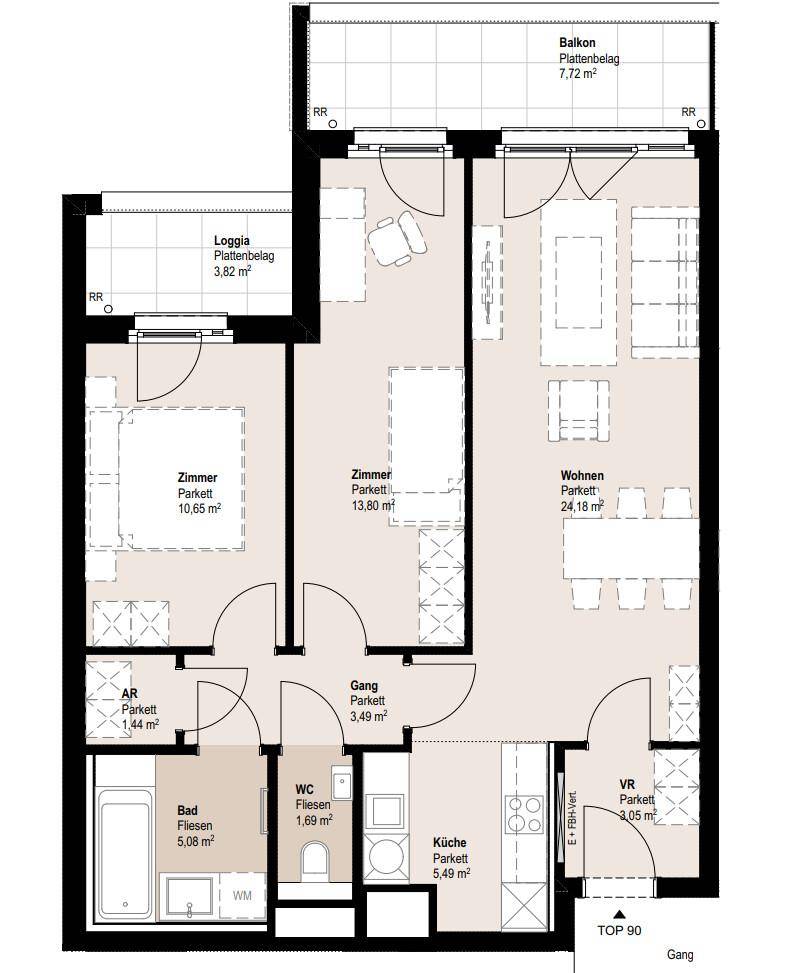 Plan_1020, Lassalles 7_TOP 90