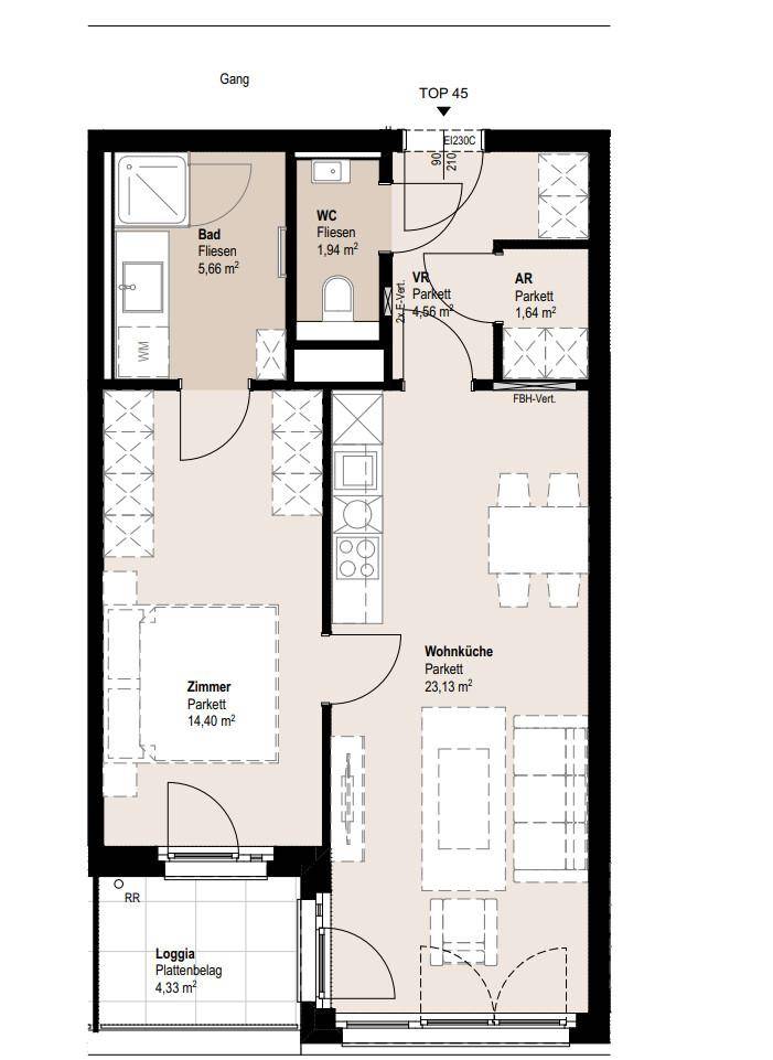 Plan_1020, Lassalles 7_TOP 45