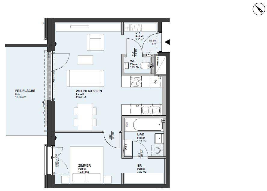 Plan Lavaterstraße 10 Top 28