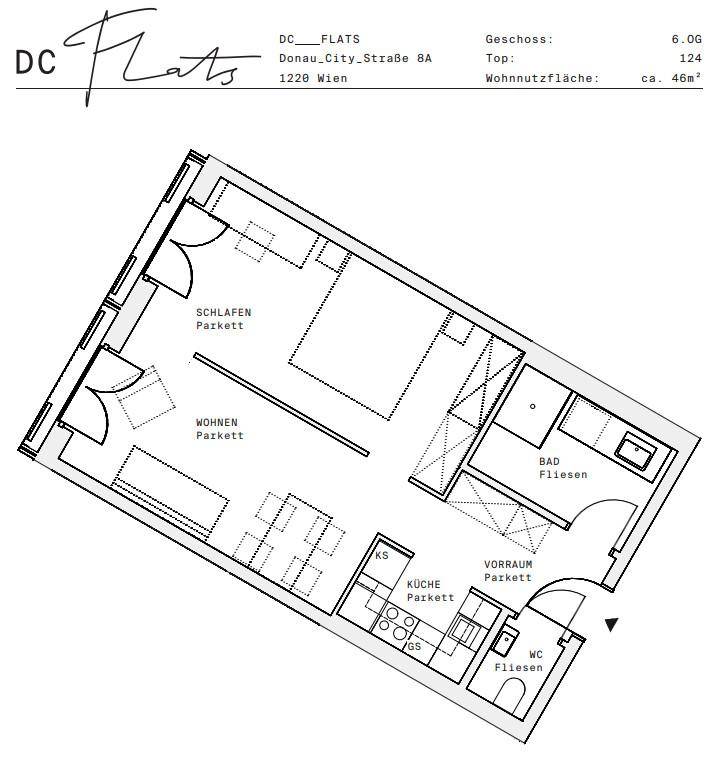 Plan_1220, Donau City S 8A_OG06_TOP 124