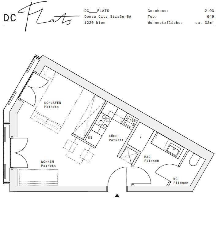 Plan_1220, Donau City S 8A_OG02_TOP 049