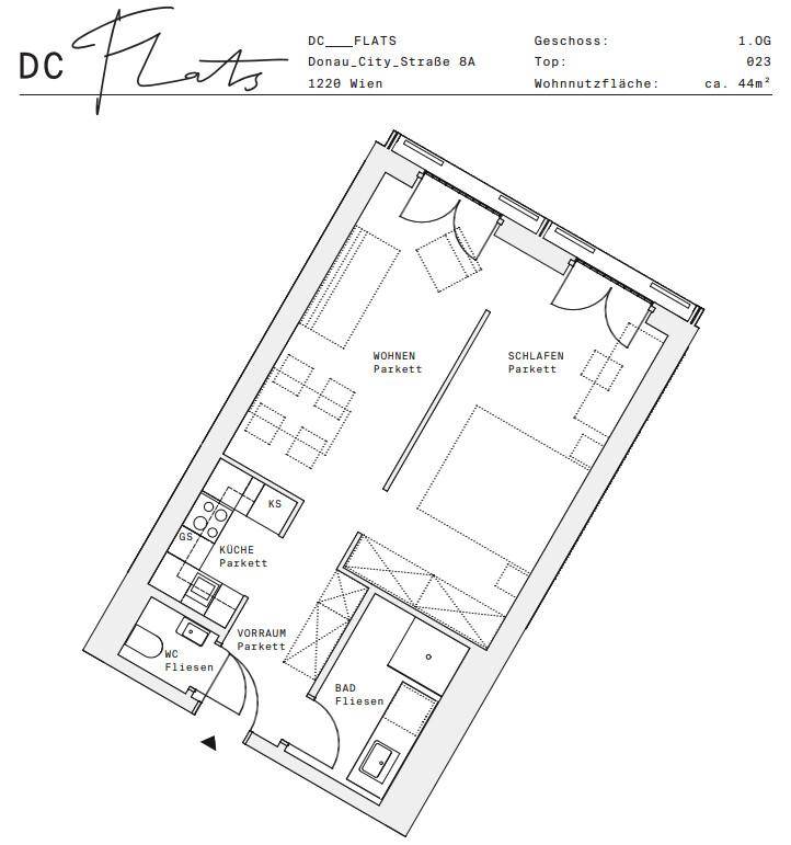 Plan_1220, Donau City S 8A_OG01_TOP 023