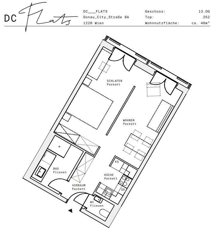 Plan_1220, Donau City S 8A_OG13_TOP 252