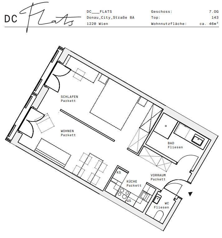 Plan_1220, Donau City S 8A_OG07_TOP 143