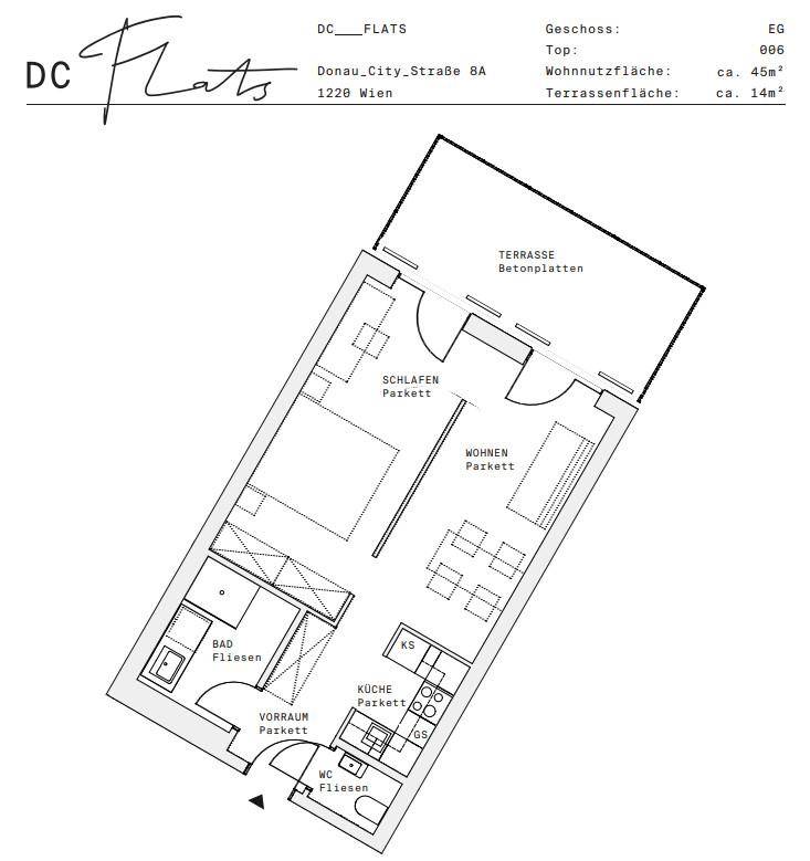 Plan_1220, Donau City S 8A_EG_TOP 006