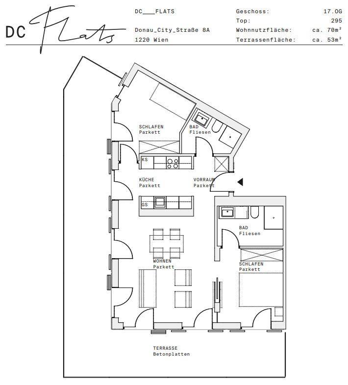 Plan_1220, Donau City S 8A_OG17_TOP 295