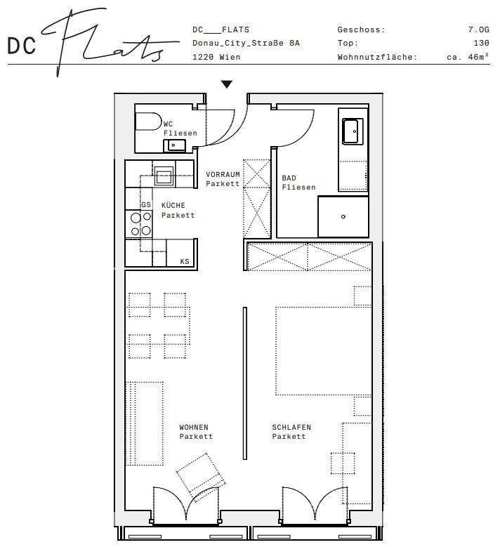 Plan_1220, Donau City S 8A_OG07_TOP 130