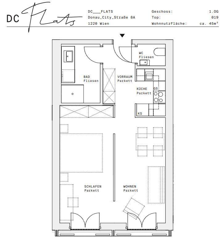 Plan_1220, Donau City S 8A_OG01_TOP 019