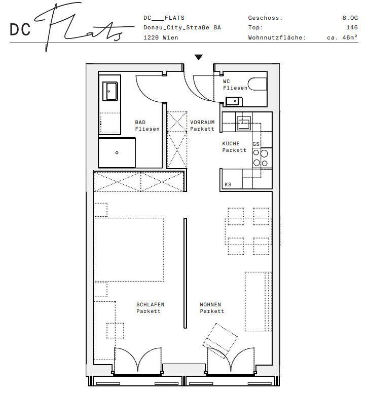 Plan_1220, Donau City S 8A_OG08_TOP 146