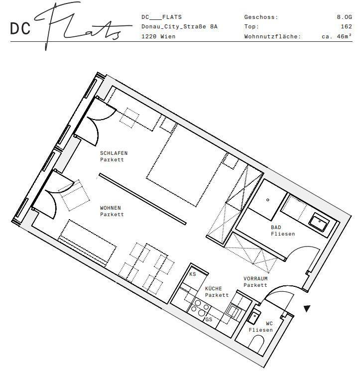 Plan_1220, Donau City S 8A_OG08_TOP 162